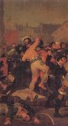 Francisco de goya y Lucientes May 2,1808,in Madrid The Charge of the Mamelukes France oil painting artist